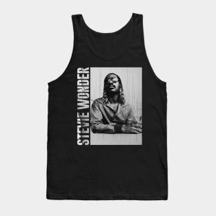 Stevie Wonder // Vintage Distressed Tank Top